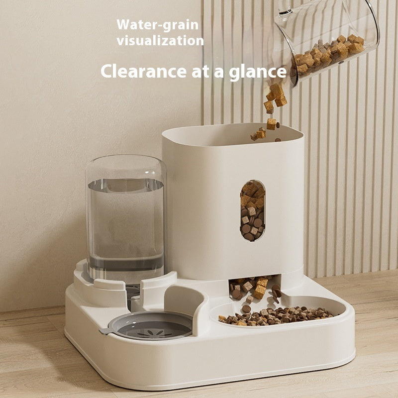 Automatic Pet Feeding And Water Dispenser Bowl