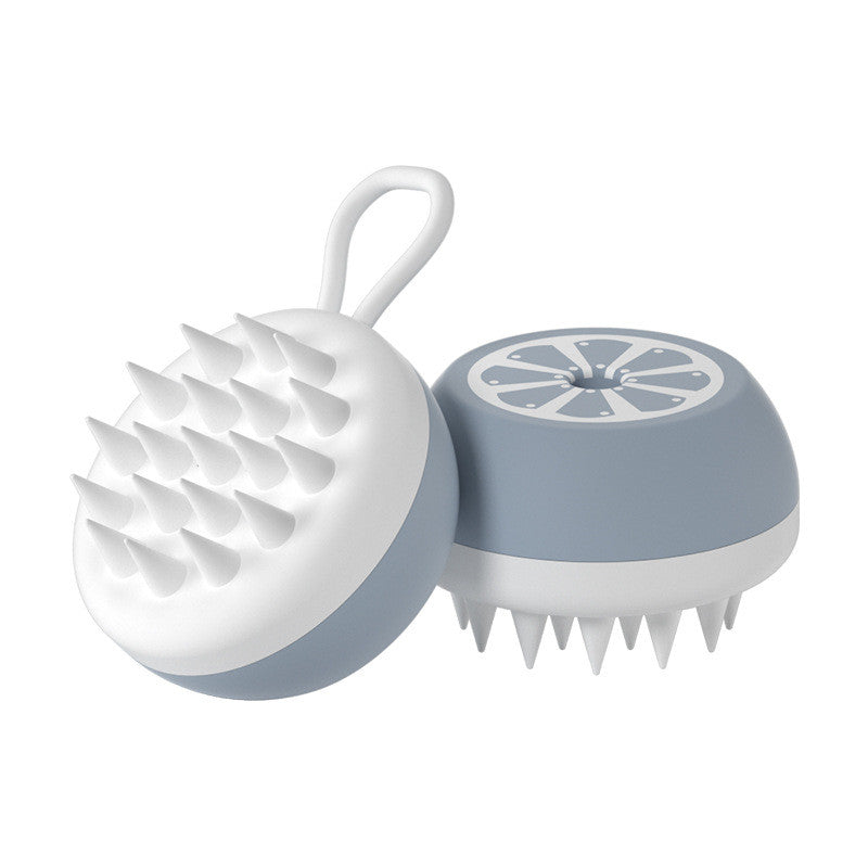 Pet Bath Brush 2 In 1 Silicone Massage Grooming Tool