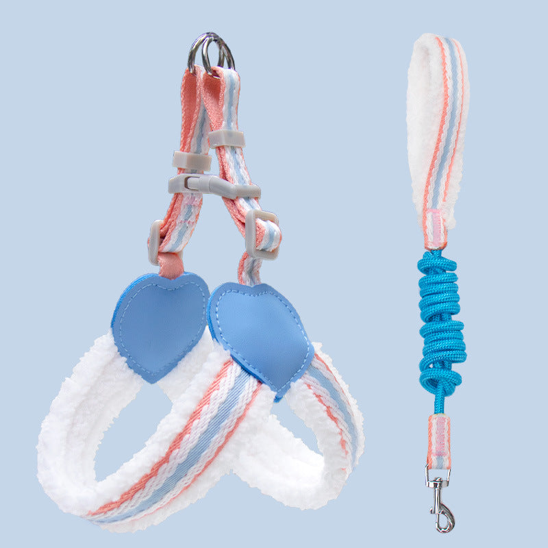 Breathable Summer Vest Style Pet Harness Leash
