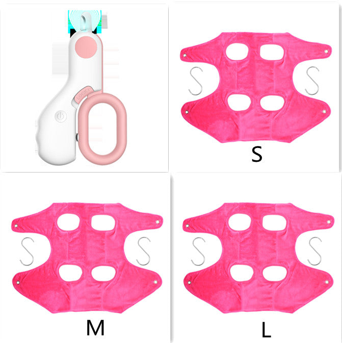 Pet Nail Trimmer LED Illuminated Mini ABS Grooming Tool