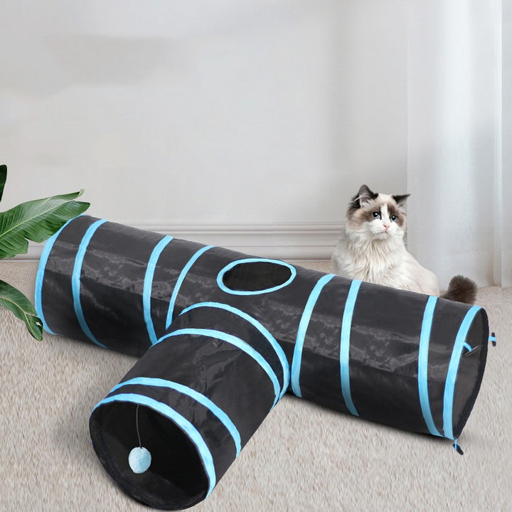Foldable Pet Tunnel Climbing Path Interactive Toy