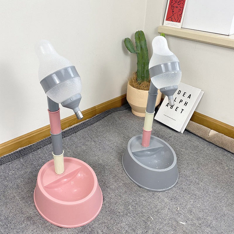 Automatic Adjustable Height Pet Water Dispenser Fountain Bowl
