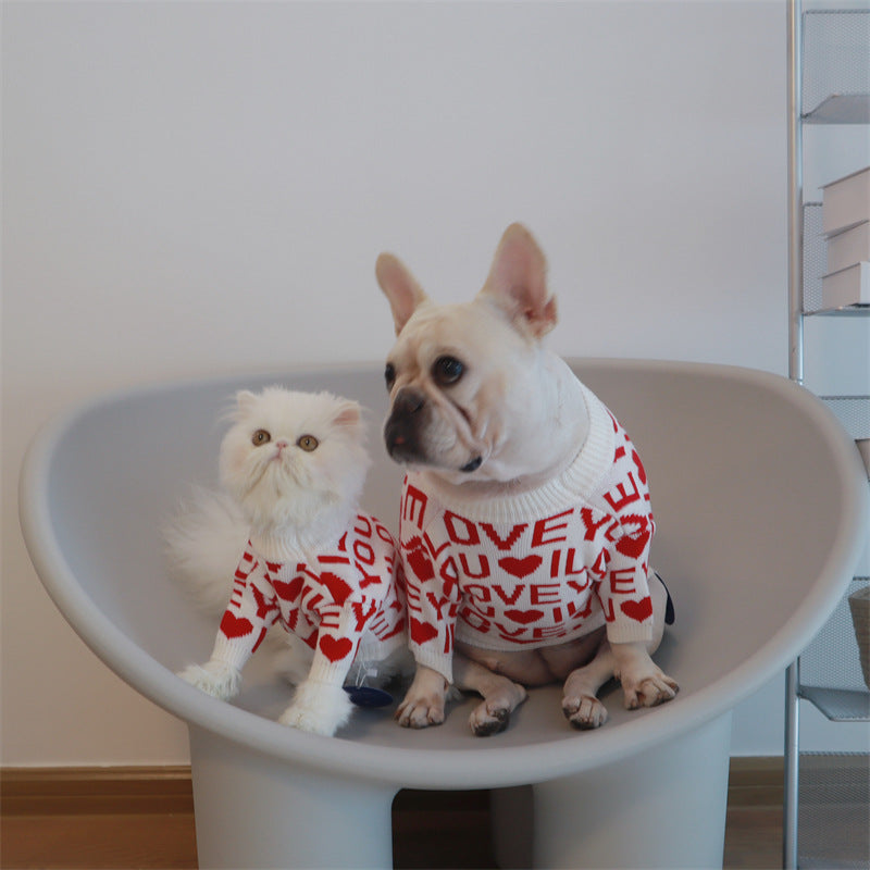 Warm Padded Pet Sweater Clothing