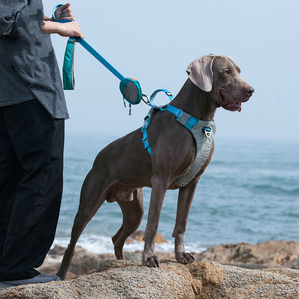 Anti Burst Large Pet Chest Strap Harness With Storage Bag