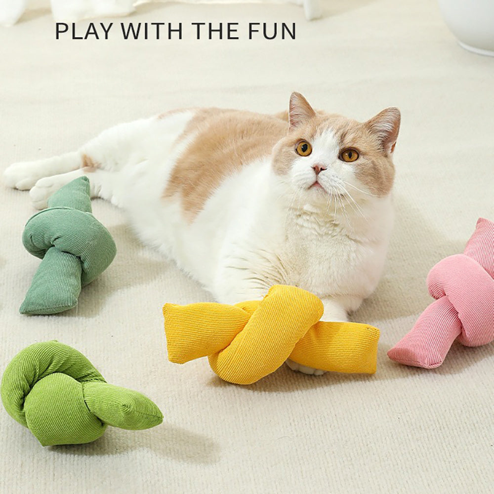 Natural Cotton Knot Rope Tug Chew Interactive Pet Toy
