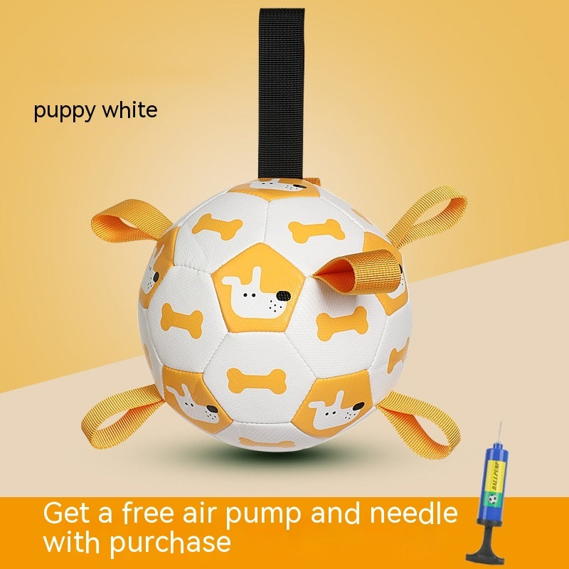 Interactive Football Training Bite Chew Teething Pet Ball Toy