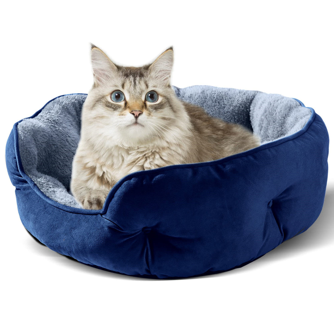 Round Cozy Pet House Bed