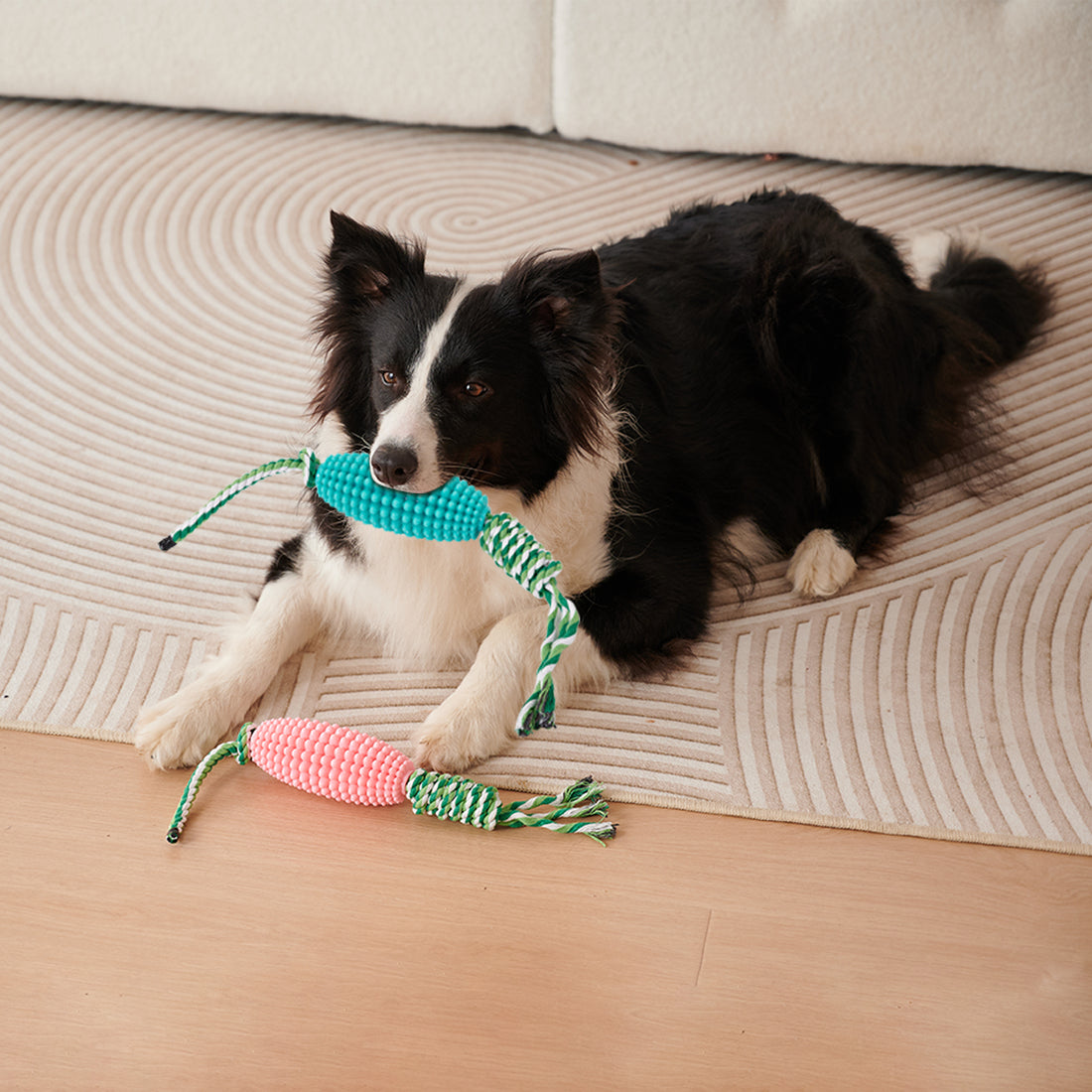 Interactive Corn Toothbrush Chew Toy Dental Care Pet Toy For Aggressive Chewers