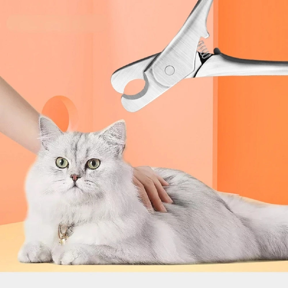 Pet Nail Clipper Professional Safety Stainless Steel Trimmer Tool