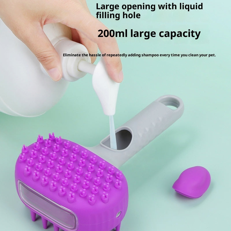 Pet Bath Brush Floating Hair Cleaning Shower Tool