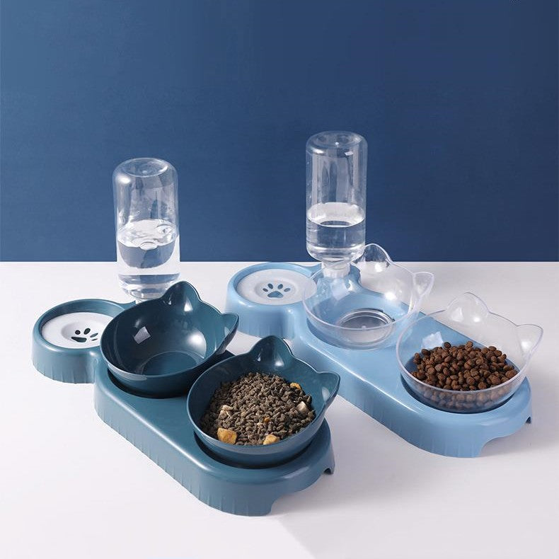 Anti-Tumble Automatic Pet Feeding Water Fountain Bowl