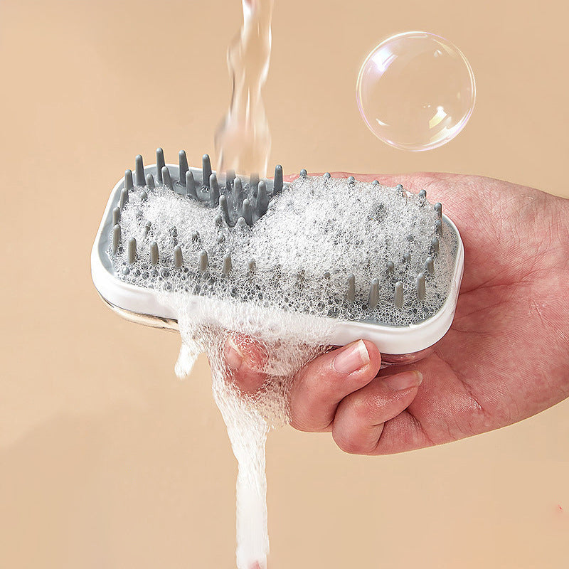 Pet Bath Brush Silicone Massage Foam Cleaning Tool