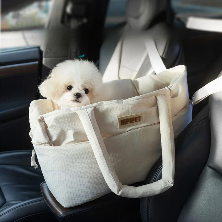 Pet Car Seat Carrier Adjustable Safety Leash Travel Bag