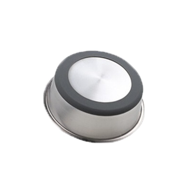 Silicone Stainless Steel Pet Feeding Drinking Bowl
