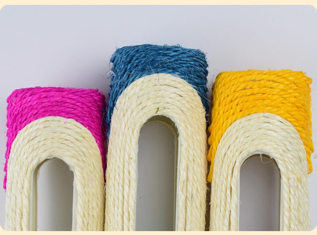 Long Sisal Drum Three Piece Pet Scratching Toy