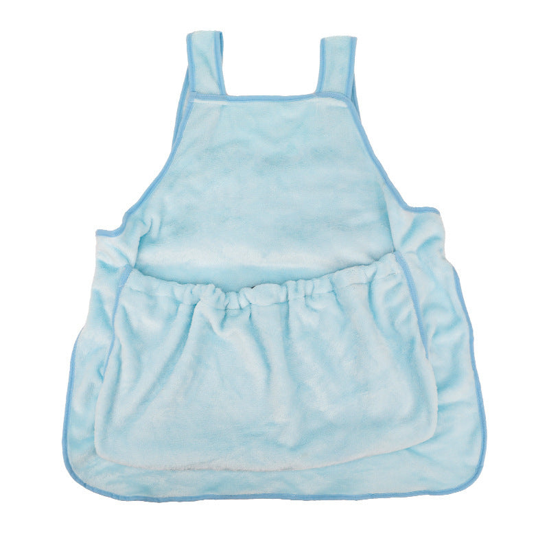 Pet Carrier Hanging Chest Apron Travel Plush Pocket Bag