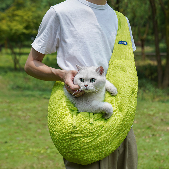 Pet Carrier Shoulder Diagonal Portable Warm Travel Bag