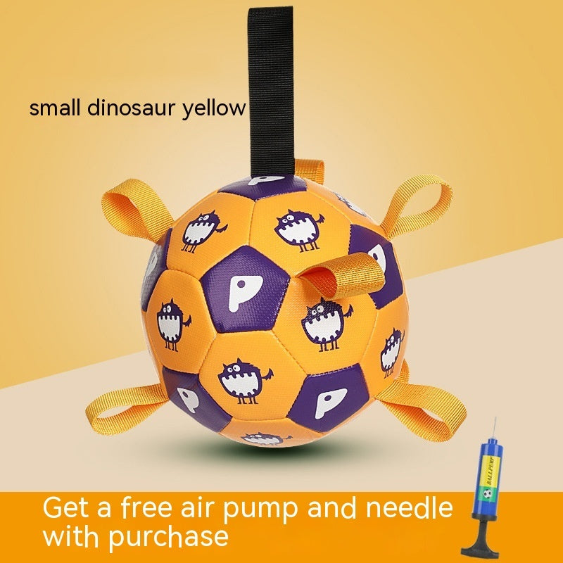 Interactive Football Training Bite Chew Teething Pet Ball Toy