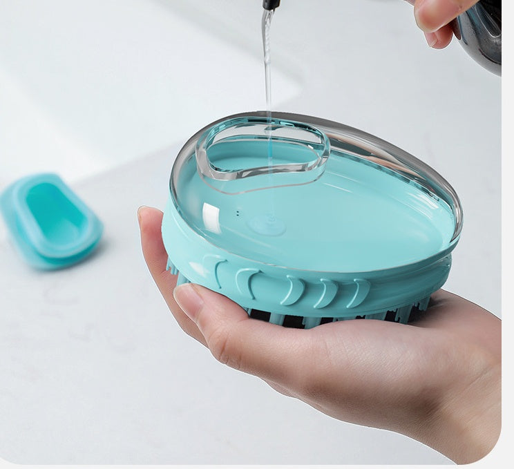 Pet Bath Brush Massage Grooming Cleaning Tool
