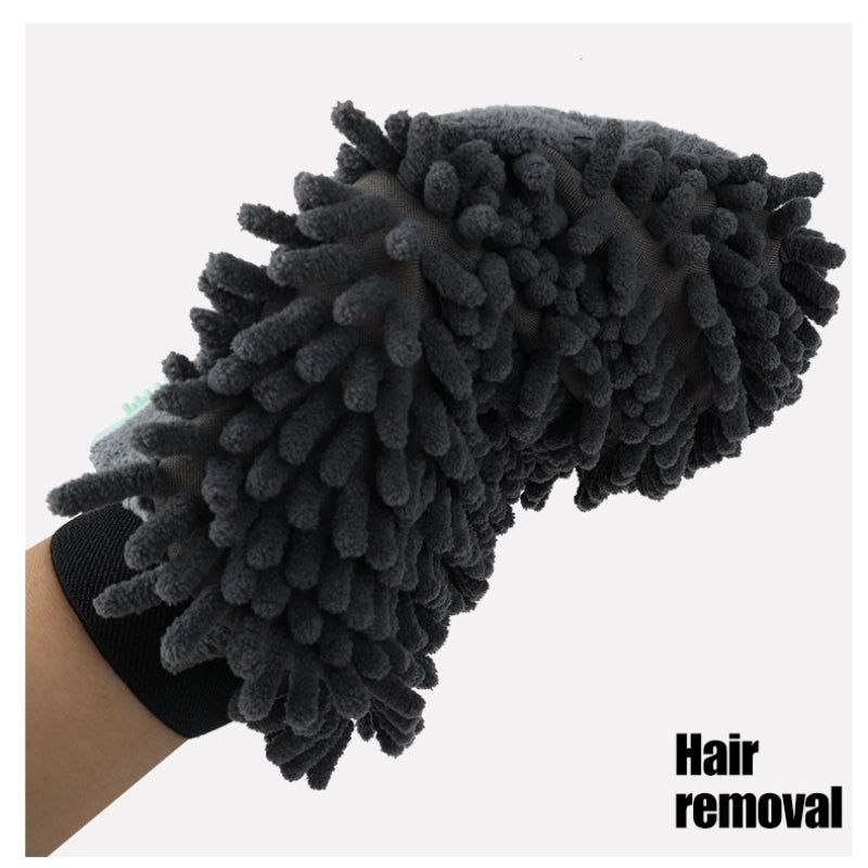 Pet Bathing Brush 2 In 1 Grooming Massage Cleaning Glove