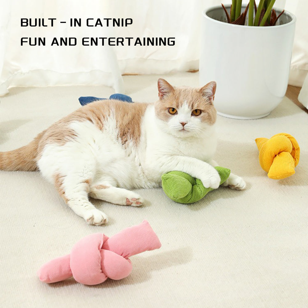 Natural Cotton Knot Rope Tug Chew Interactive Pet Toy