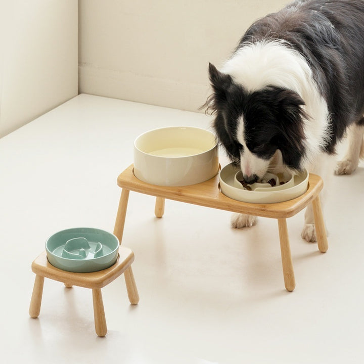 Ceramic Slow Feeding Anti Choking Pet Bowl