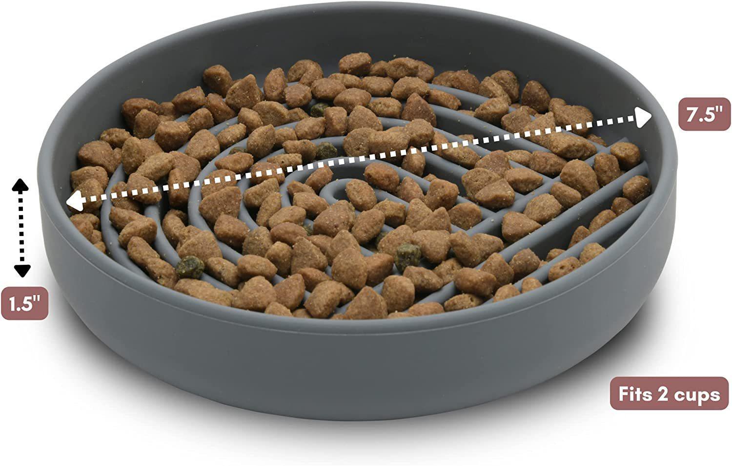 Fashion Simple Slow Feeding Pet Bowl