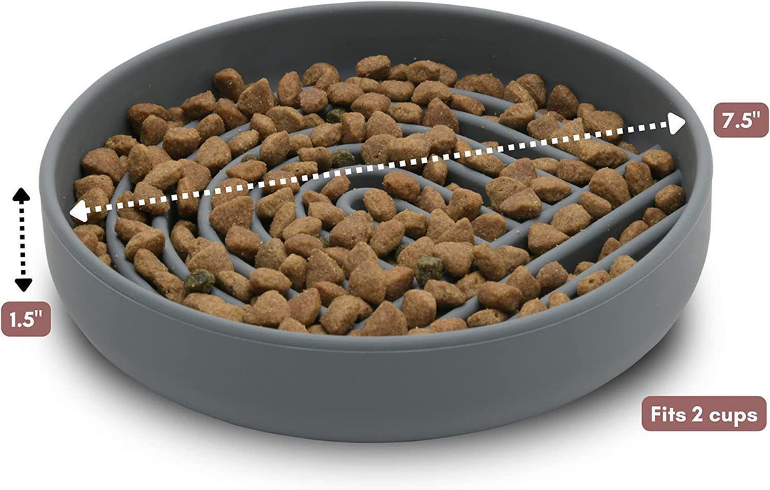 Fashion Simple Slow Feeding Pet Bowl