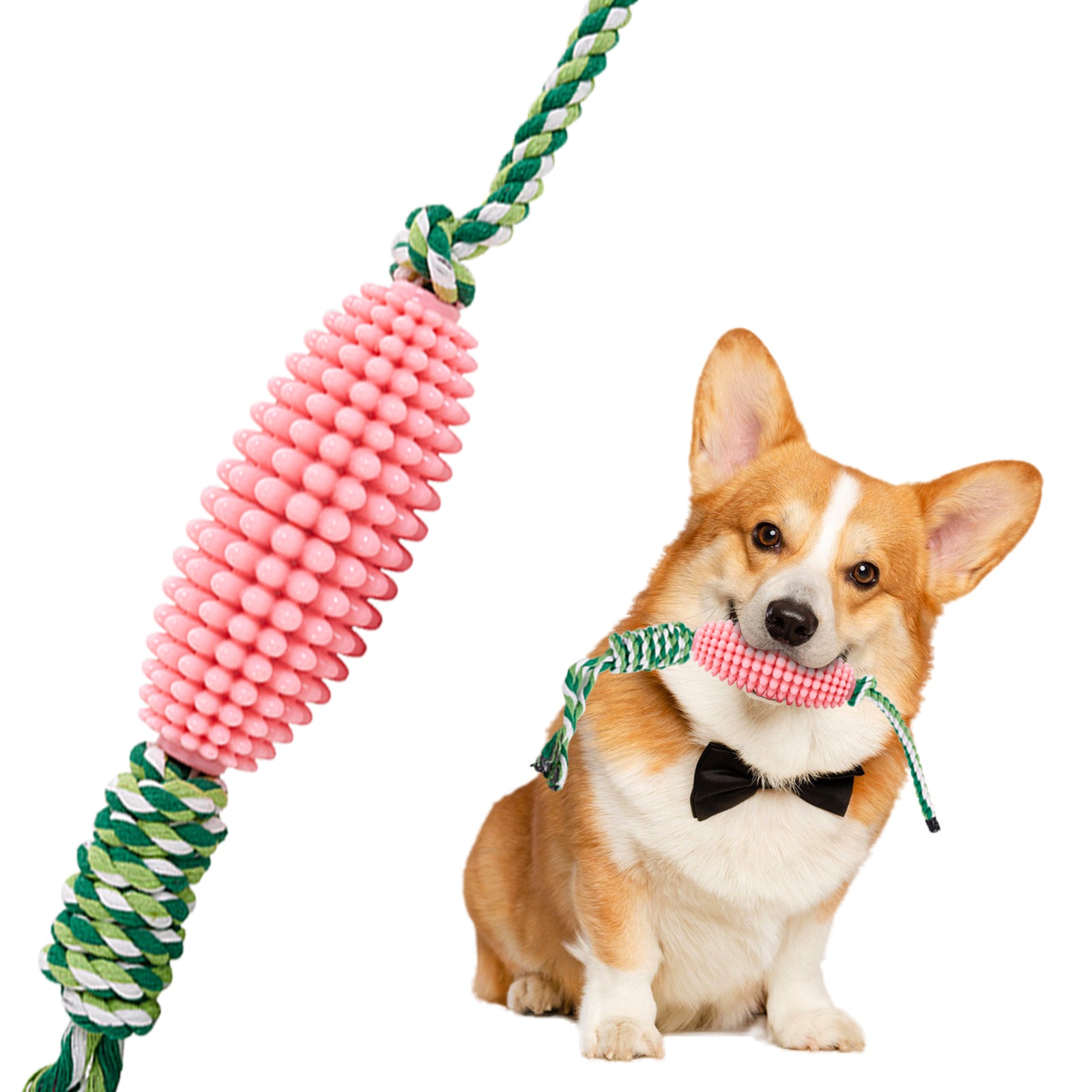 Interactive Corn Toothbrush Chew Toy Dental Care Pet Toy For Aggressive Chewers