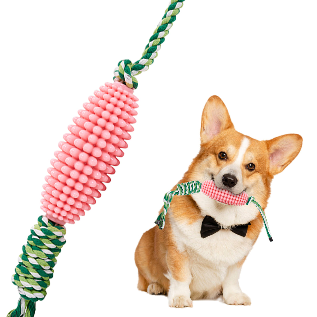 Interactive Corn Toothbrush Chew Toy Dental Care Pet Toy For Aggressive Chewers