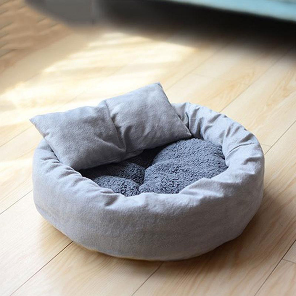 Soft Round Plush Pet Sleeping Mat Bed