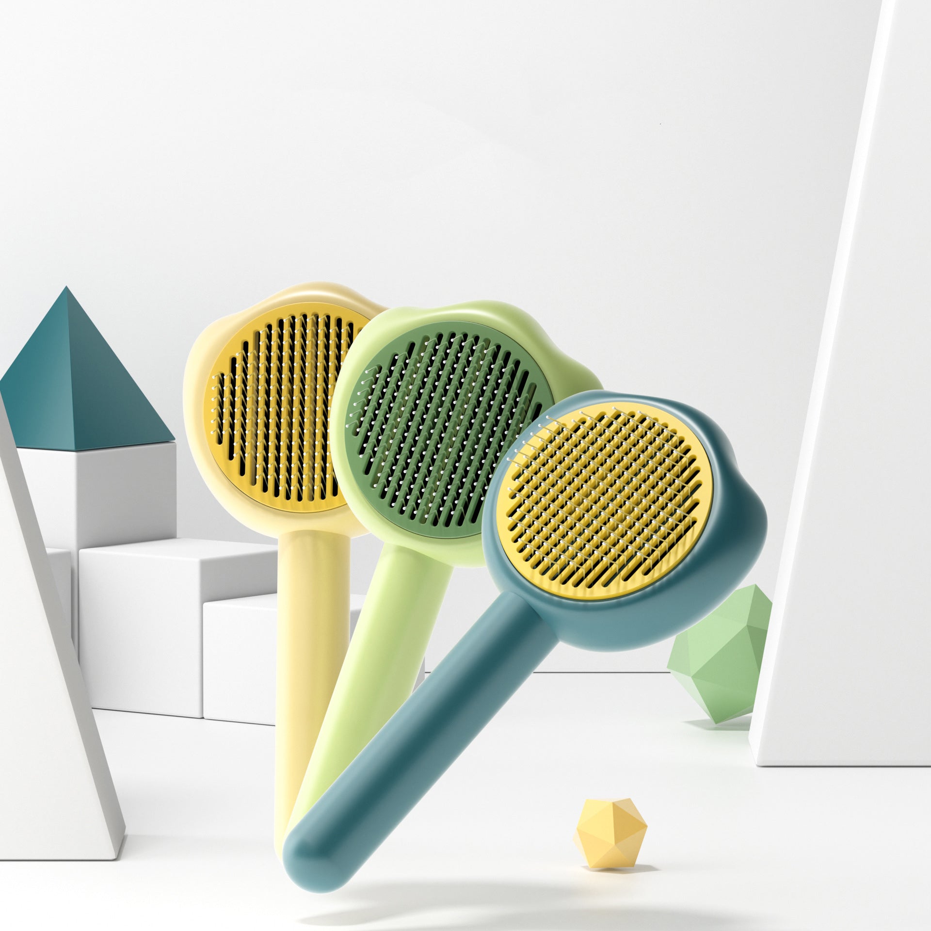 Pet Grooming Comb Self Cleaning Hair Removal Brush Too
